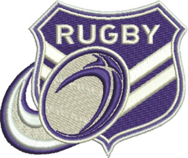 Picture of Rugby Machine Embroidery Design