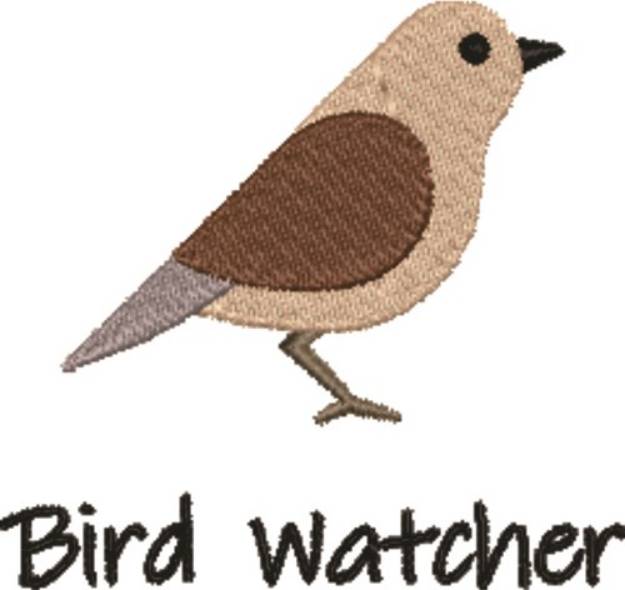 Picture of Bird Watcher Machine Embroidery Design