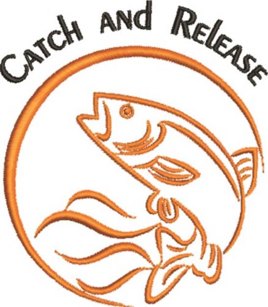 Picture of Catch And Release Machine Embroidery Design