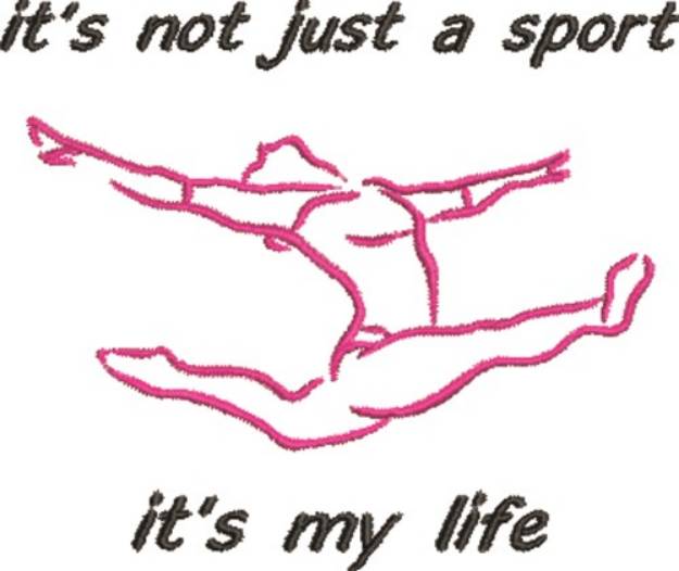 Picture of Its My Life Machine Embroidery Design