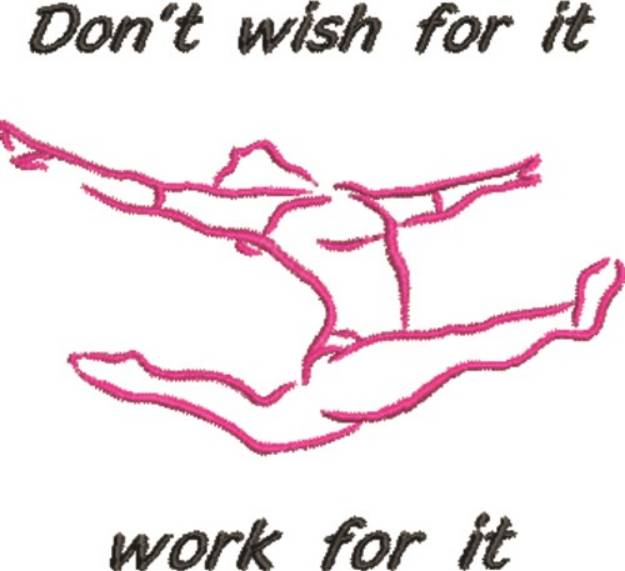 Picture of Work For It Machine Embroidery Design