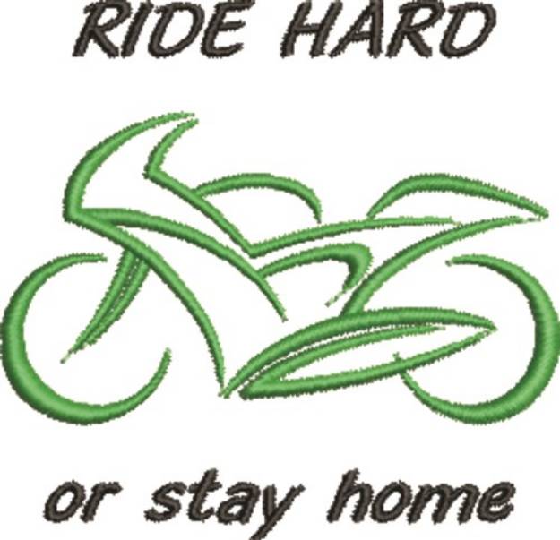 Picture of Ride Hard Machine Embroidery Design