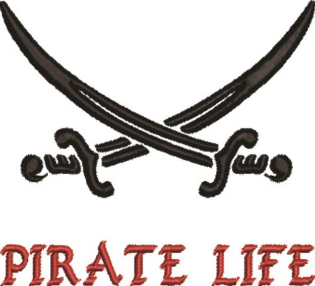 Picture of Pirate Life Machine Embroidery Design