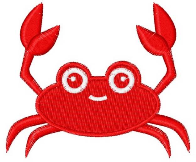 Picture of Happy Crab Machine Embroidery Design