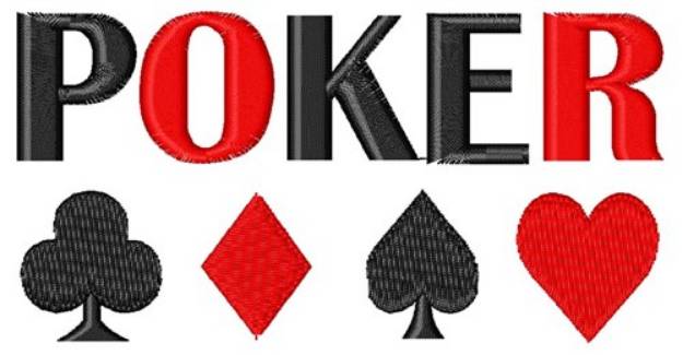 Picture of Poker Machine Embroidery Design