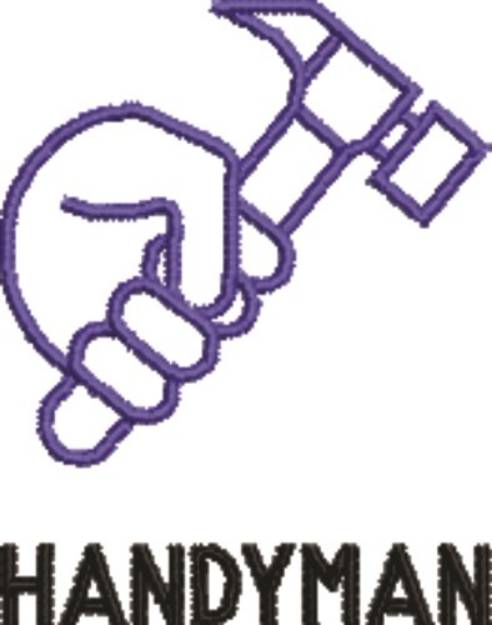 Picture of Handyman Machine Embroidery Design