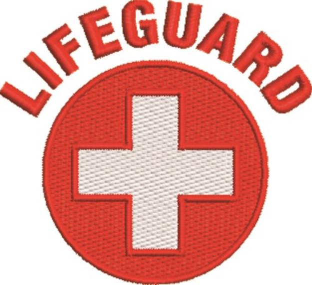 Picture of Lifeguard 1 Small Machine Embroidery Design