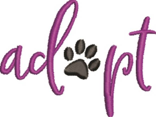 Picture of Pet Adoption Machine Embroidery Design