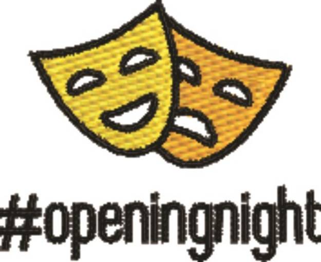 Picture of Opening Night Machine Embroidery Design