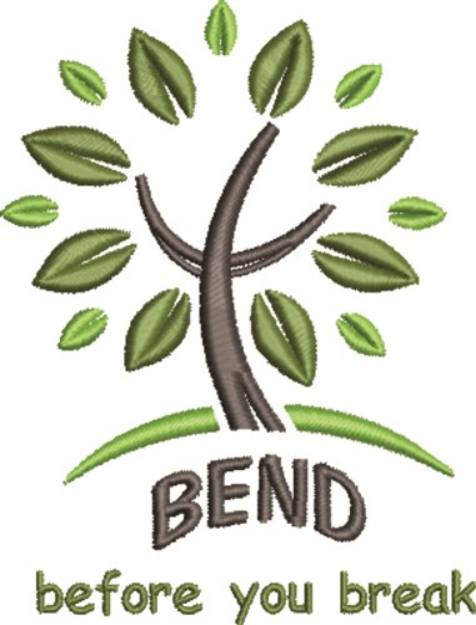 Picture of Bend Before You Break Machine Embroidery Design