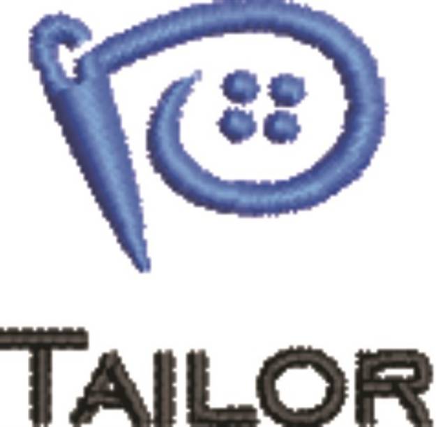 Picture of Tailor Logo Machine Embroidery Design