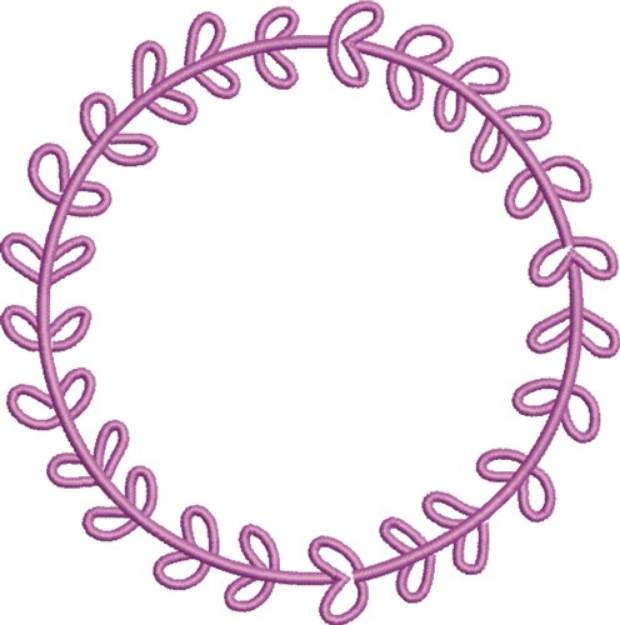 Picture of Small Wreath Machine Embroidery Design