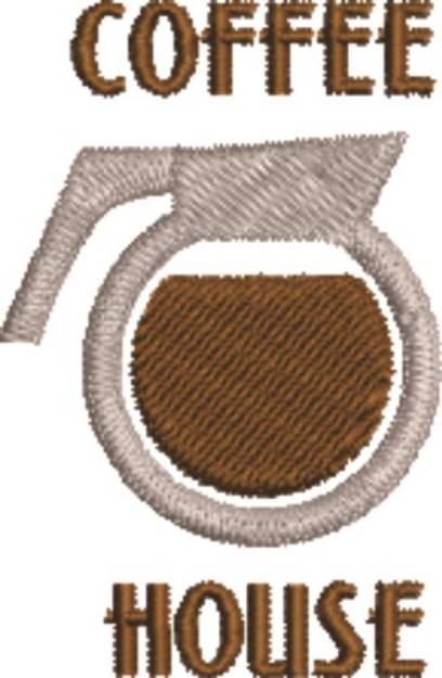 Picture of Coffee House Machine Embroidery Design