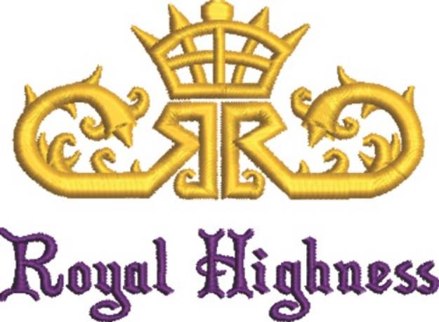 Picture of Royal Highness Machine Embroidery Design