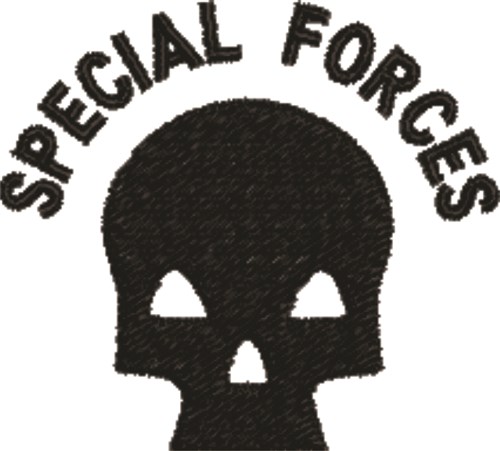 Special Forces Machine Embroidery Design