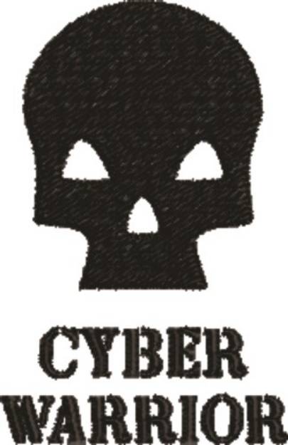 Picture of Cyber Warrior Machine Embroidery Design