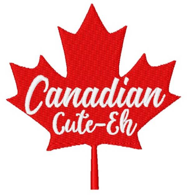 Picture of Canadian Cute-Eh Machine Embroidery Design