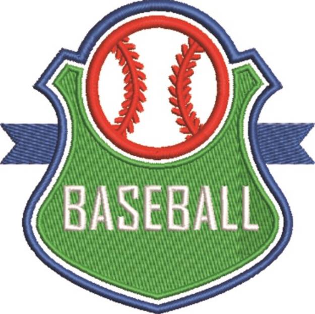 Picture of Baseball Logo Machine Embroidery Design