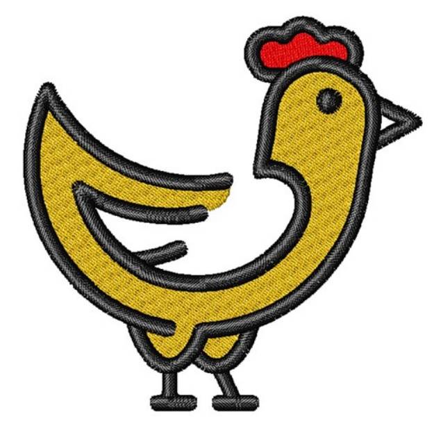 Picture of Chicken Machine Embroidery Design