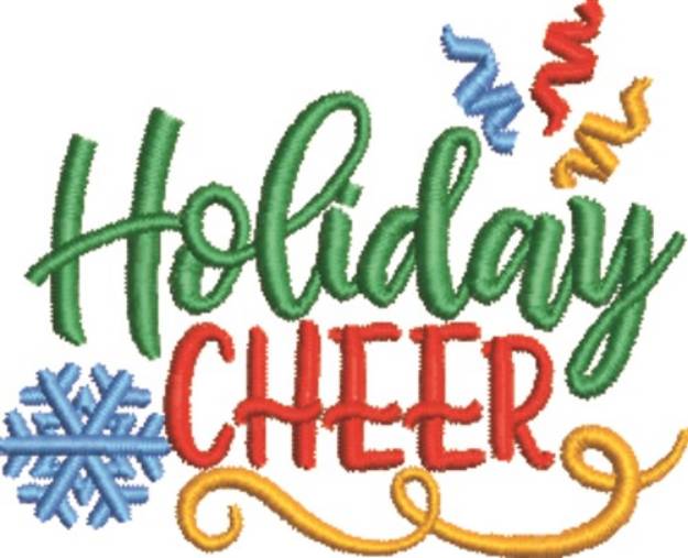 Picture of Holiday Cheer Machine Embroidery Design