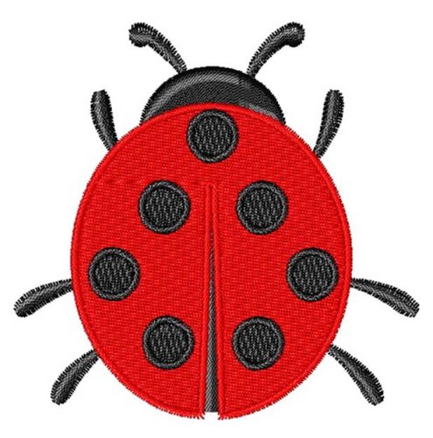 Picture of Lady Bug Machine Embroidery Design