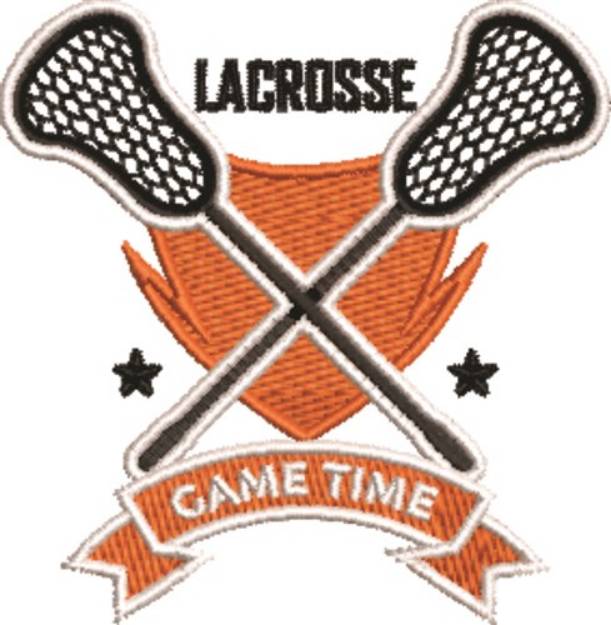 Picture of Lacrosse Game Time Machine Embroidery Design