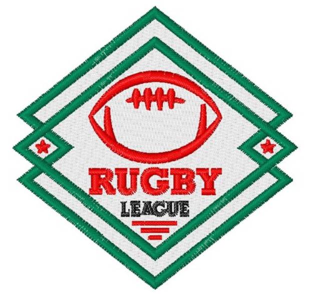 Picture of Rugby League Machine Embroidery Design