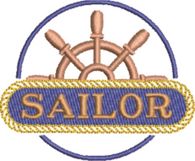 Picture of Sailor Logo Machine Embroidery Design