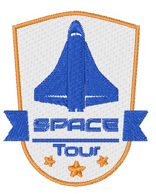 Picture of Space Tour Machine Embroidery Design