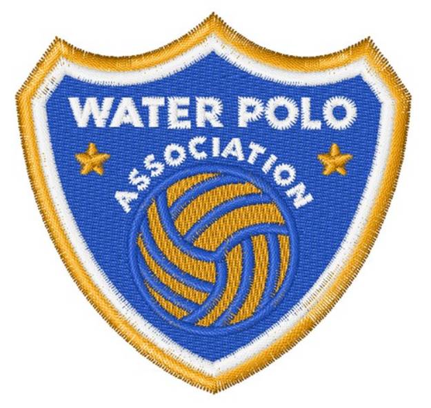 Picture of Water Polo Machine Embroidery Design