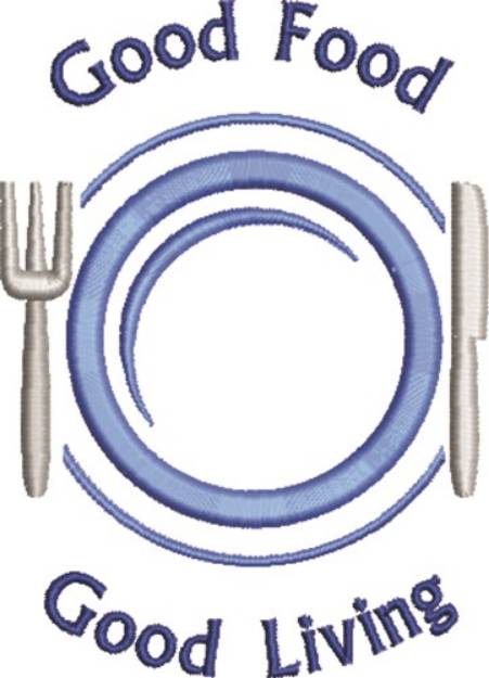 Picture of Good Food Machine Embroidery Design