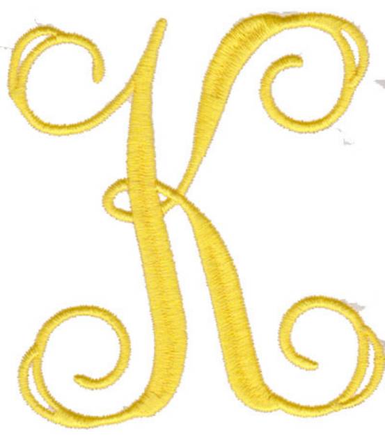 Picture of Elegant 4" K Machine Embroidery Design