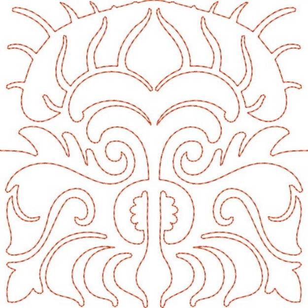 Picture of Decorative Block Machine Embroidery Design