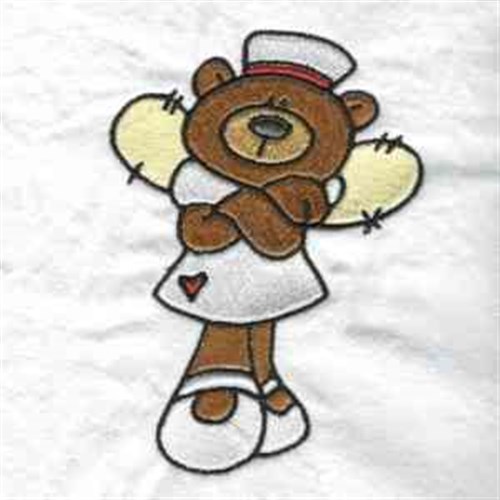Angel Nurse Machine Embroidery Design