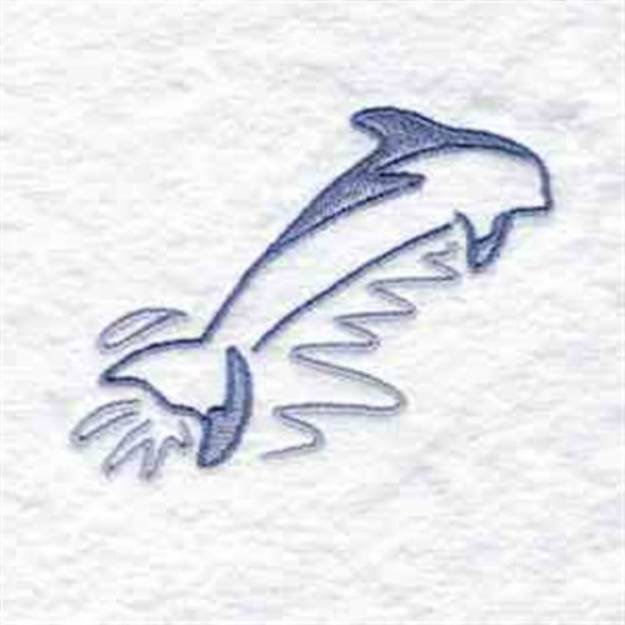 Picture of Dophin Machine Embroidery Design