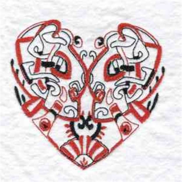 Picture of Celtic Valentine Machine Embroidery Design