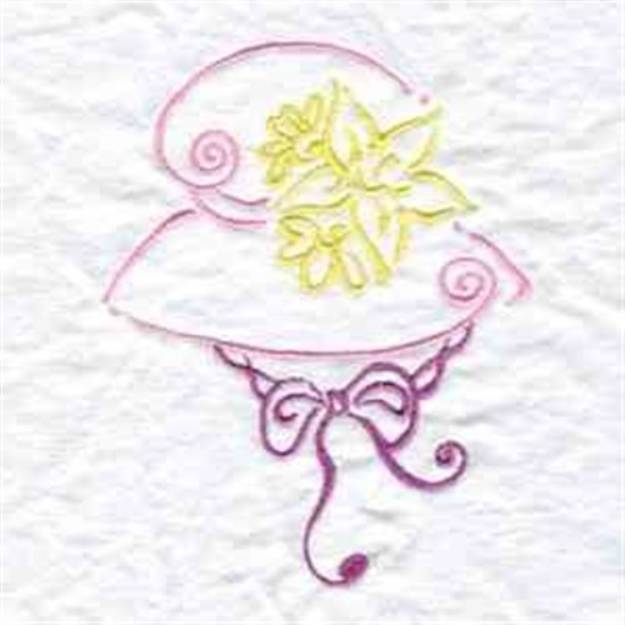 Picture of Fancy Hat Machine Embroidery Design