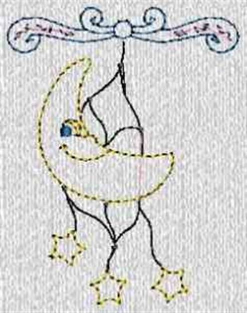 Picture of Baby Mobile Machine Embroidery Design