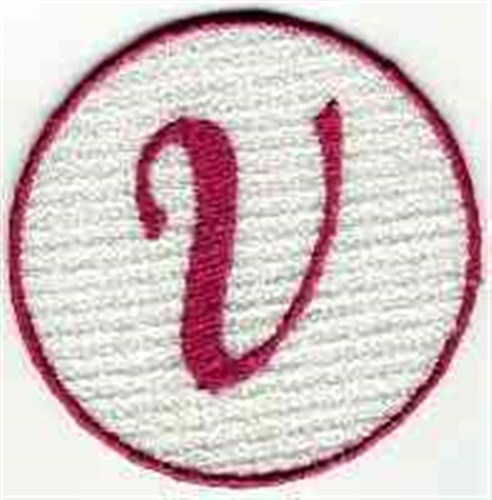 FSL Monogram Letter V Machine Embroidery Design