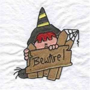 Picture of Witch Peeker Machine Embroidery Design