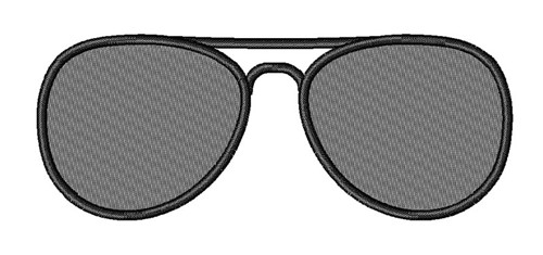 Layered Sunglasses Machine Embroidery Design