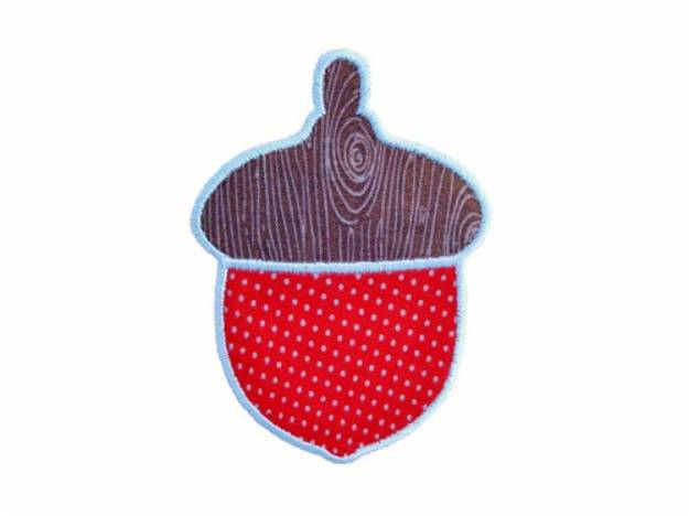 Picture of Acorn Applique Machine Embroidery Design