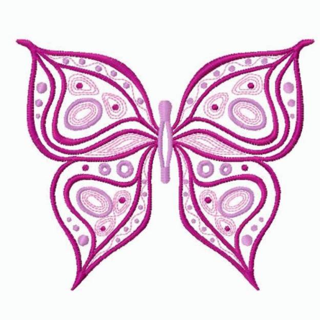 Picture of Butterfly Machine Embroidery Design