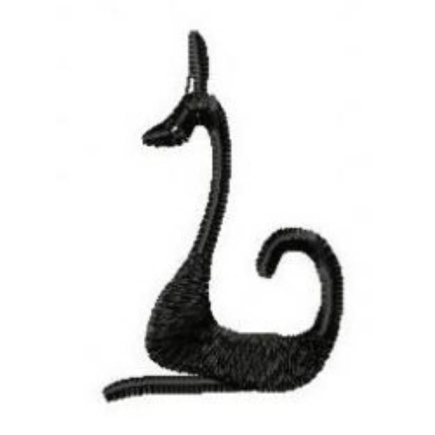 Picture of Swan Machine Embroidery Design