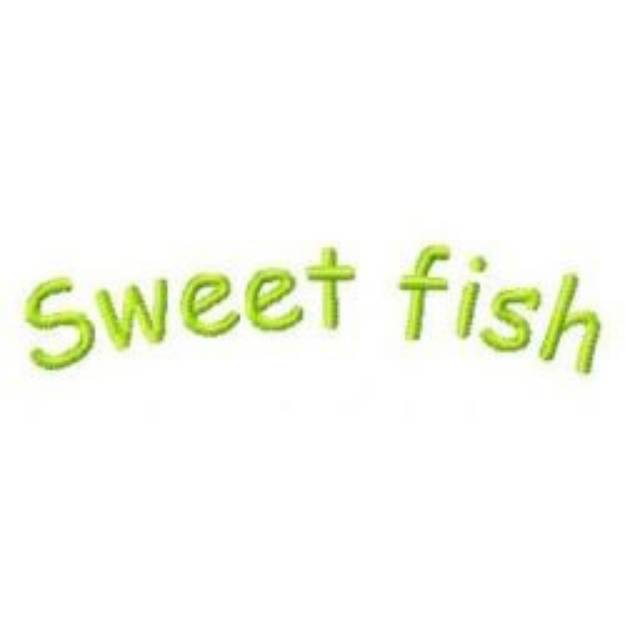 Picture of Sweet Fish Machine Embroidery Design