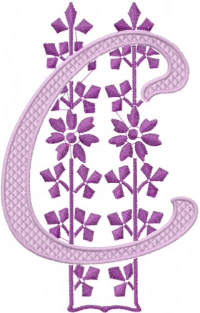 Picture of Monogram Alphabet Machine Embroidery Design