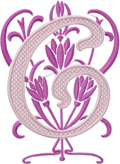 Picture of Monogram Alphabet Machine Embroidery Design