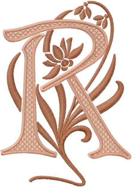 Picture of Monogram Alphabet Machine Embroidery Design