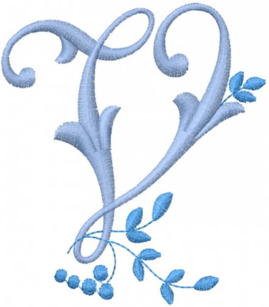 Picture of Monogram Alphabet Machine Embroidery Design