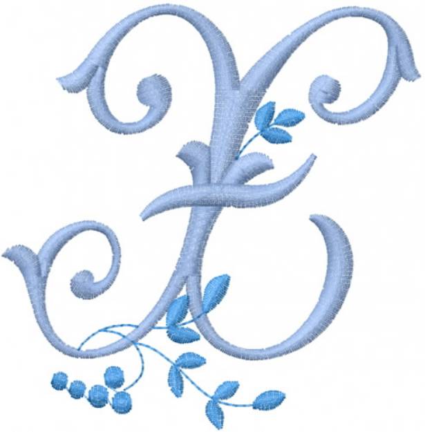 Picture of Monogram Alphabet Machine Embroidery Design